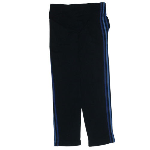 Adidas Men's Black XS Joggers Essentials Blue Stripe Trousers