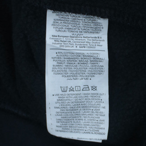 Nike Men's Black Large Pullover Sweatshirt Regular Fit Fleece