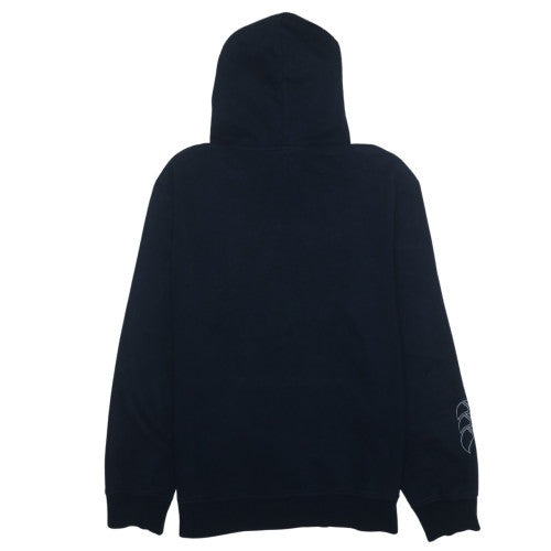 Canterbury Men's Blue 2XL Pullover Rugby Hoodie Embroidered Fleece