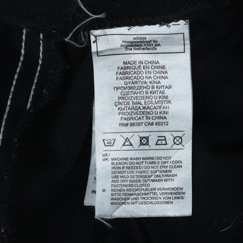 Adidas Womens Black Jogger Trousers Size 18 Cotton Blend