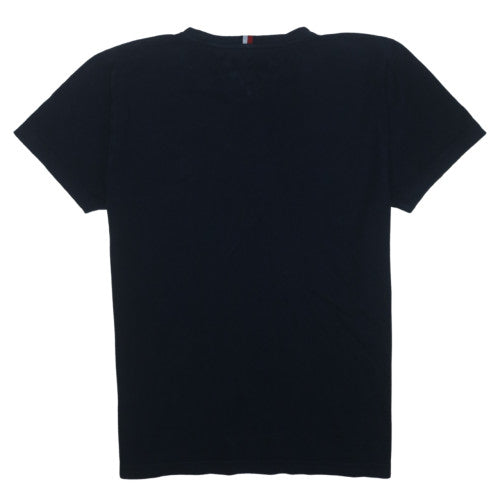 Tommy Hilfiger Men's Navy Blue Organic Cotton Crew Neck T-Shirt L