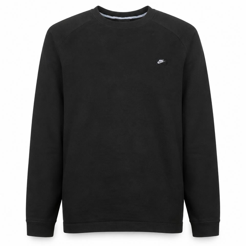 Nike Men's Black Crew Neck Pullover Sweatshirt L Regular Fit