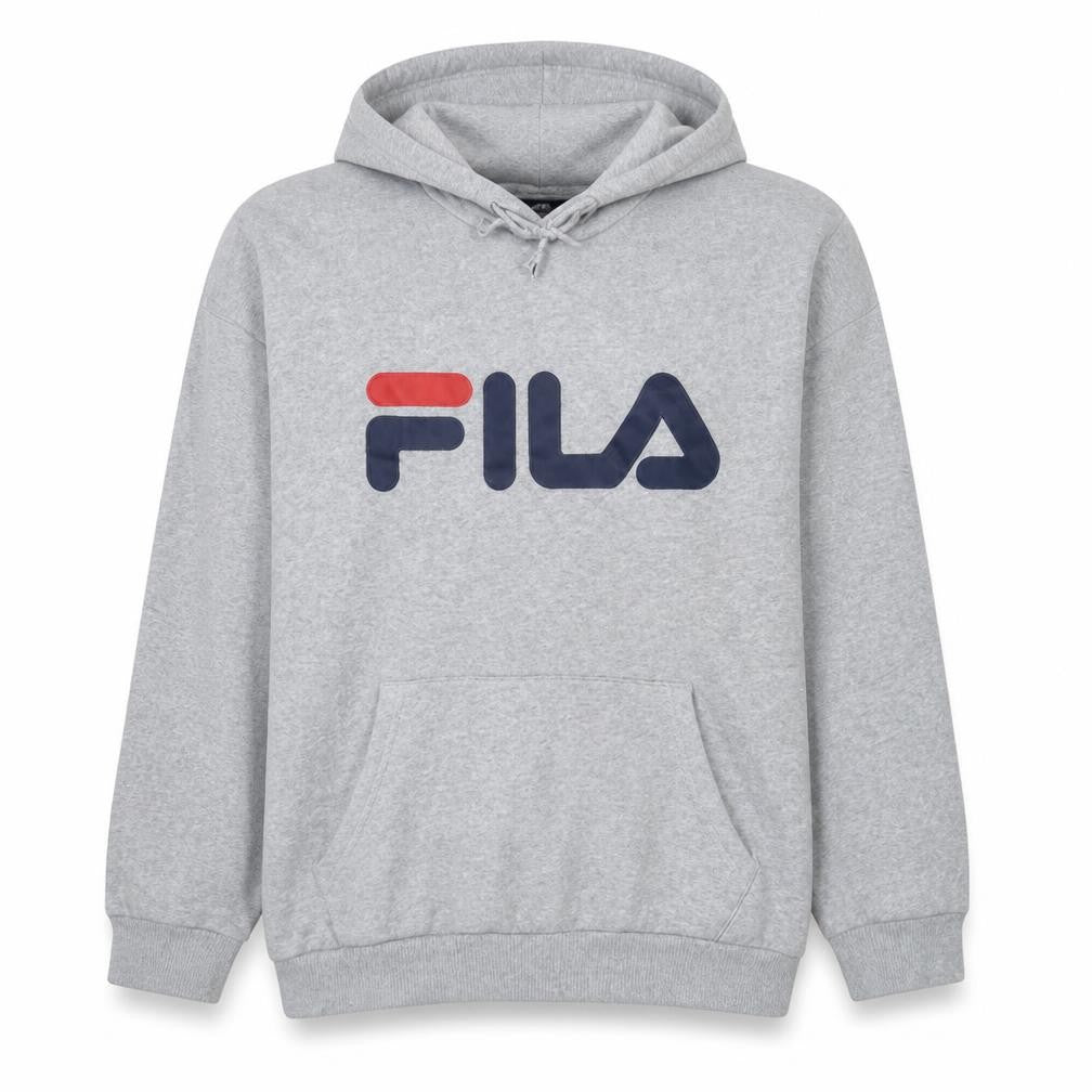 Fila Classics Womens Grey XL Pullover Hoodie Cotton Blend