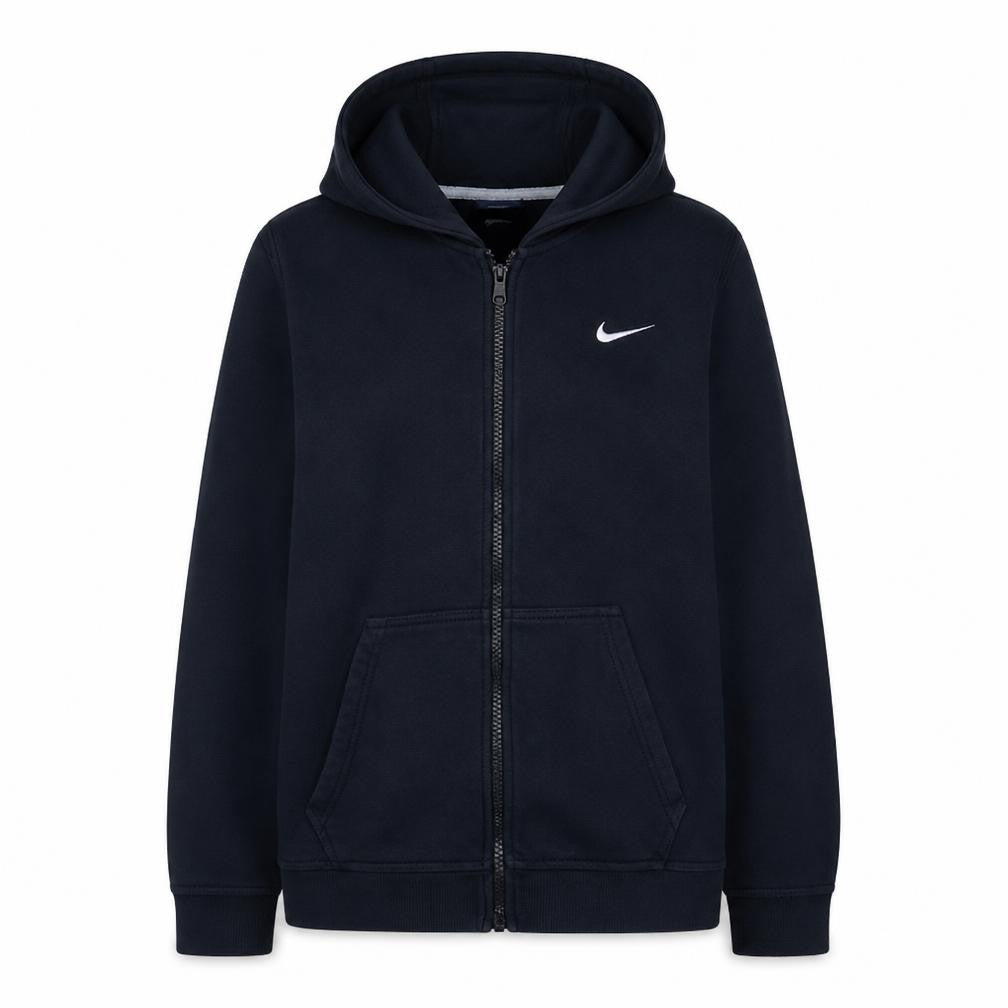 Nike Mens Blue Full Zip Hoodie Size M Fleece Sportswear