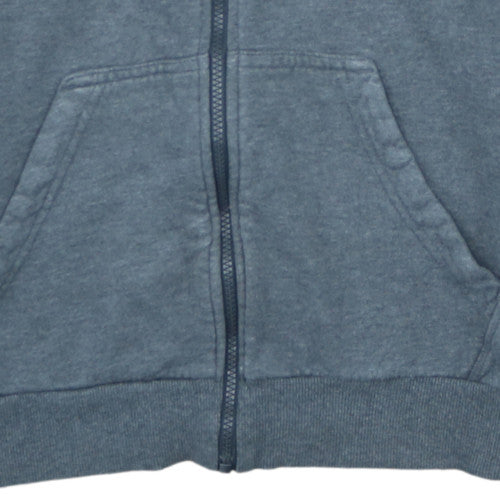 Adidas Mens Blue Full Zip Hoodie Size M Fleece Sportswear