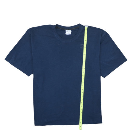 Gymshark Men's Navy Blue XL Crew Neck T-Shirt Cotton Blend