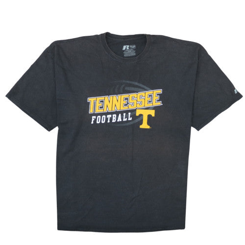 Russell Athletic Men's Black Tennessee Football 3XL Cotton T-Shirt
