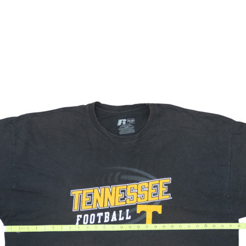 Russell Athletic Men's Black Tennessee Football 3XL Cotton T-Shirt