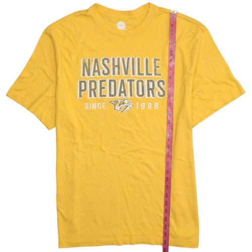 NHL Nashville Predators Men's Yellow XL Graphic T-Shirt