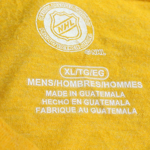 NHL Nashville Predators Men's Yellow XL Graphic T-Shirt