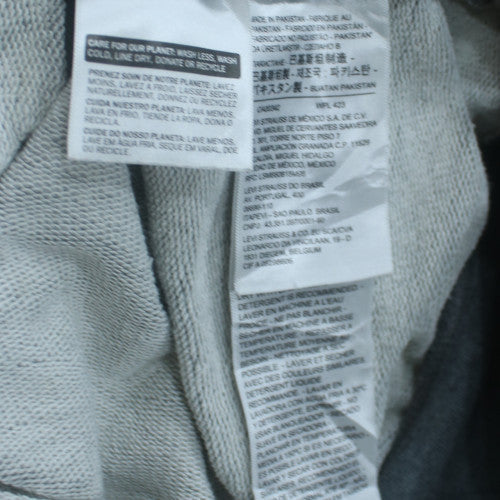 Levi’s Men Grey Full Zip Hoodie 2XL Regular Fit Classic Style