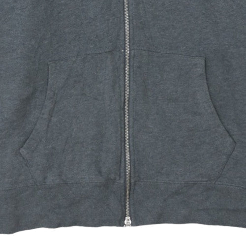 Levi’s Men Grey Full Zip Hoodie 2XL Regular Fit Classic Style