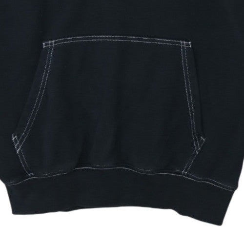 Nike Men's Black Pullover Hoodie Small Graphic Logo Fleece
