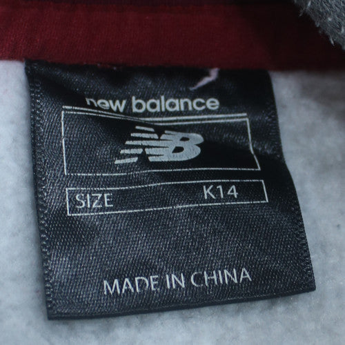 New Balance Boys Grey Lions Pullover Hoodie Size 14 Years
