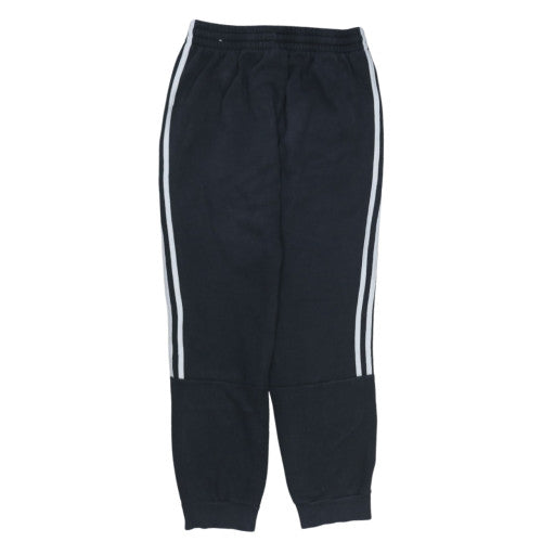 Adidas Men’s Black Jogger Trousers M Regular Fit Cotton Blend