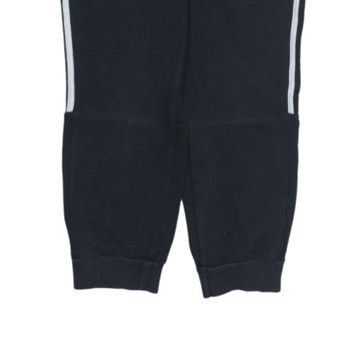 Adidas Men’s Black Jogger Trousers M Regular Fit Cotton Blend