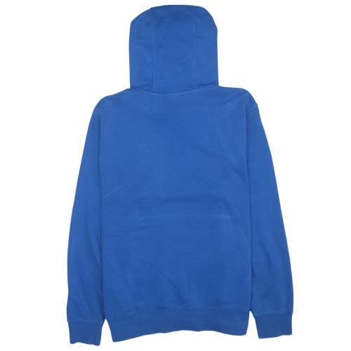 Nike Men's Blue Pullover Hoodie M Fleece Logo Sportswear