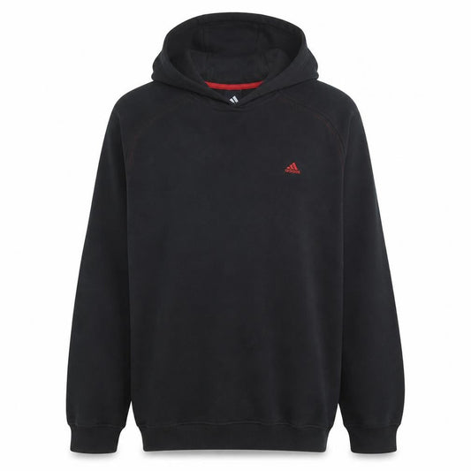 Adidas Men's Black 2XL Pullover Hoodie Fleece Sweatshirt