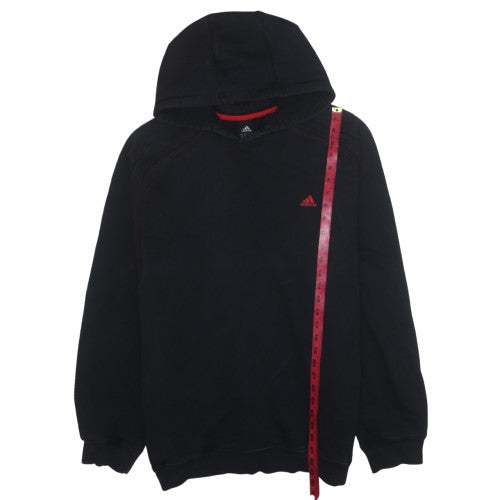 Adidas Men's Black 2XL Pullover Hoodie Fleece Sweatshirt