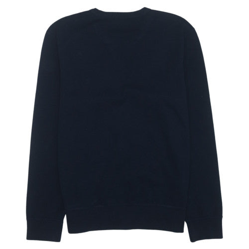 Ralph Lauren Men’s Blue Crew Neck Cotton Pullover Sweatshirt S