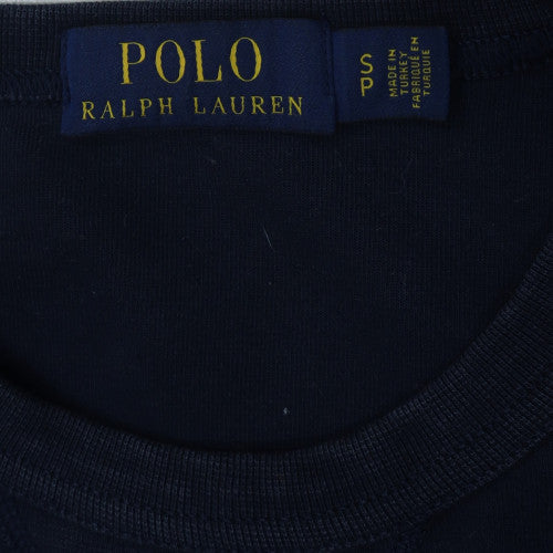 Ralph Lauren Men’s Blue Crew Neck Cotton Pullover Sweatshirt S