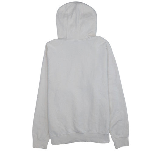 Nike Women's Beige Pullover Hoodie Size M Casual Cotton Blend