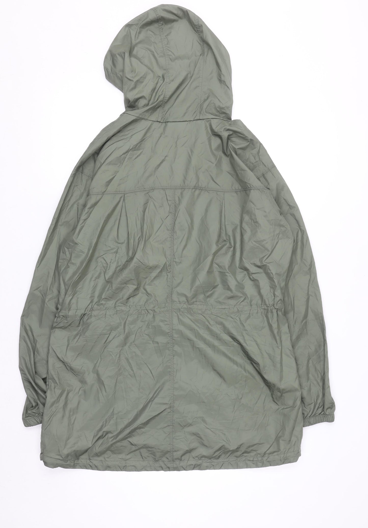 Columbia Women’s Green Lightweight Hooded Windbreaker Jacket Size L