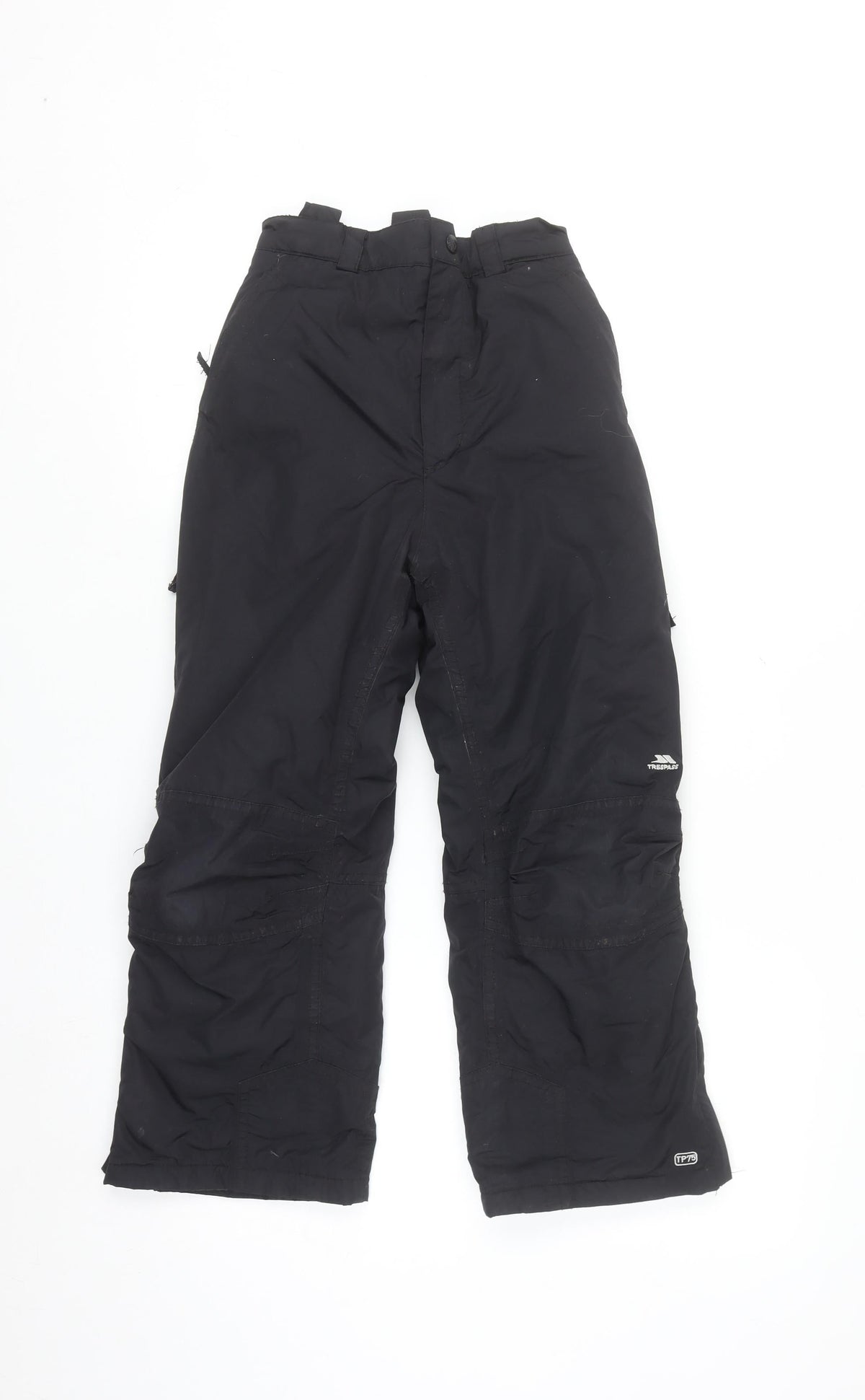 Trespass Boys Black Waterproof Breathable Snow Pants 7-8 Years