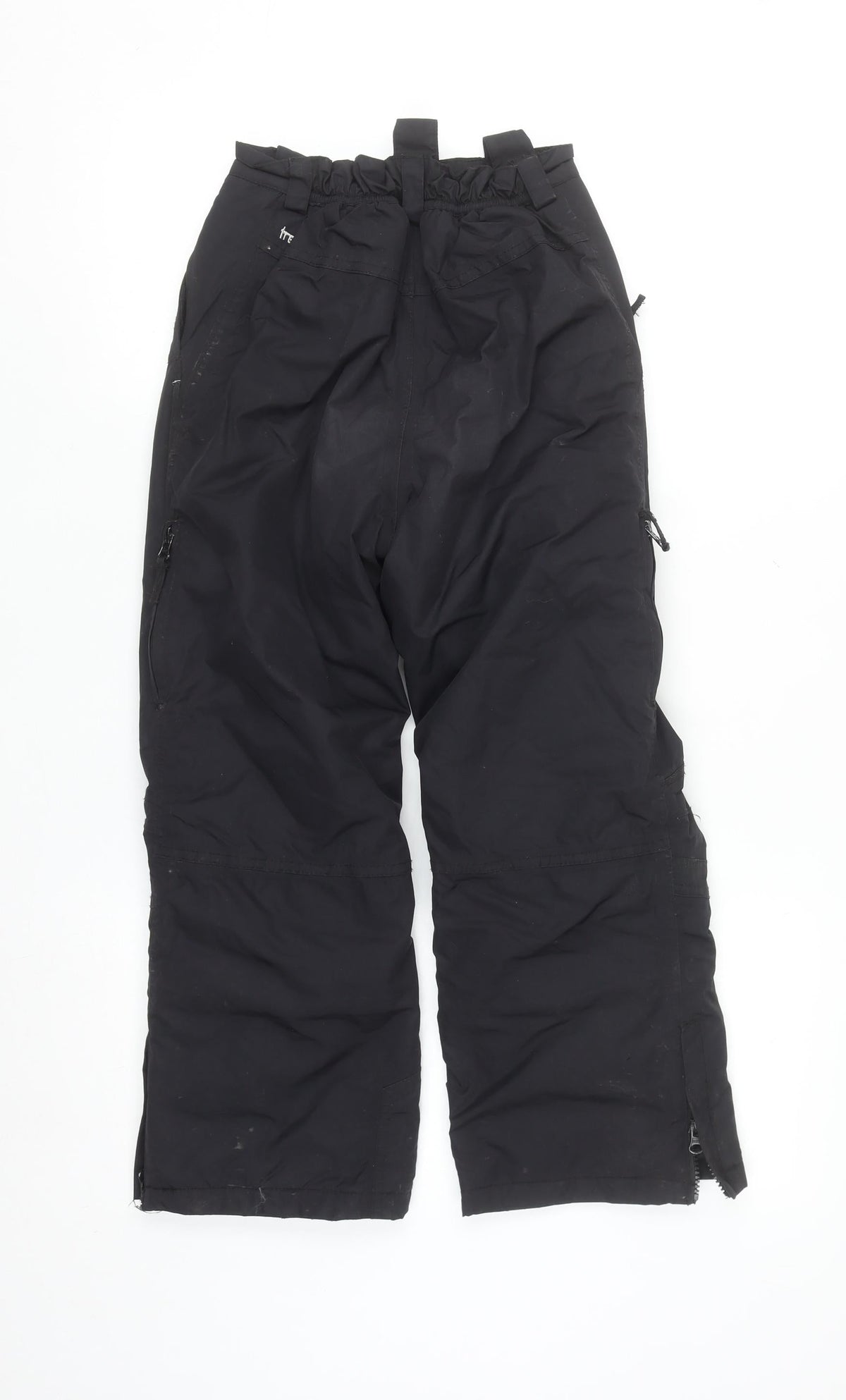 Trespass Boys Black Waterproof Breathable Snow Pants 7-8 Years