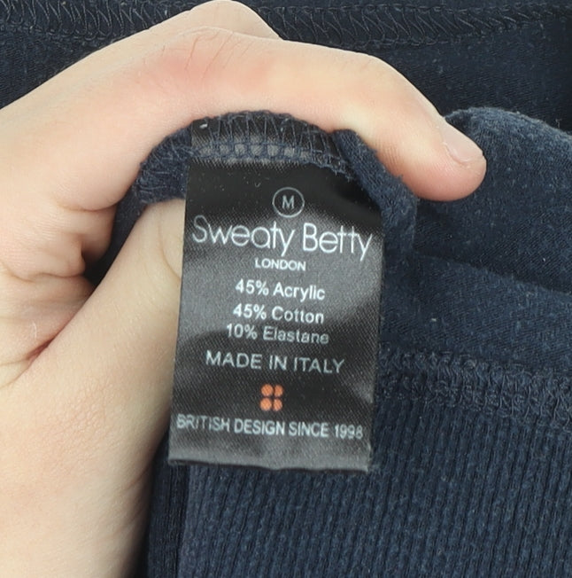 Sweaty Betty Women's Navy Blue Pullover Sweatshirt Size M