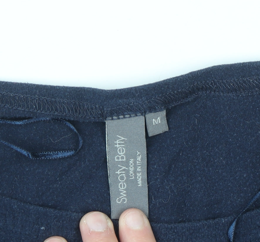 Sweaty Betty Women's Navy Blue Pullover Sweatshirt Size M
