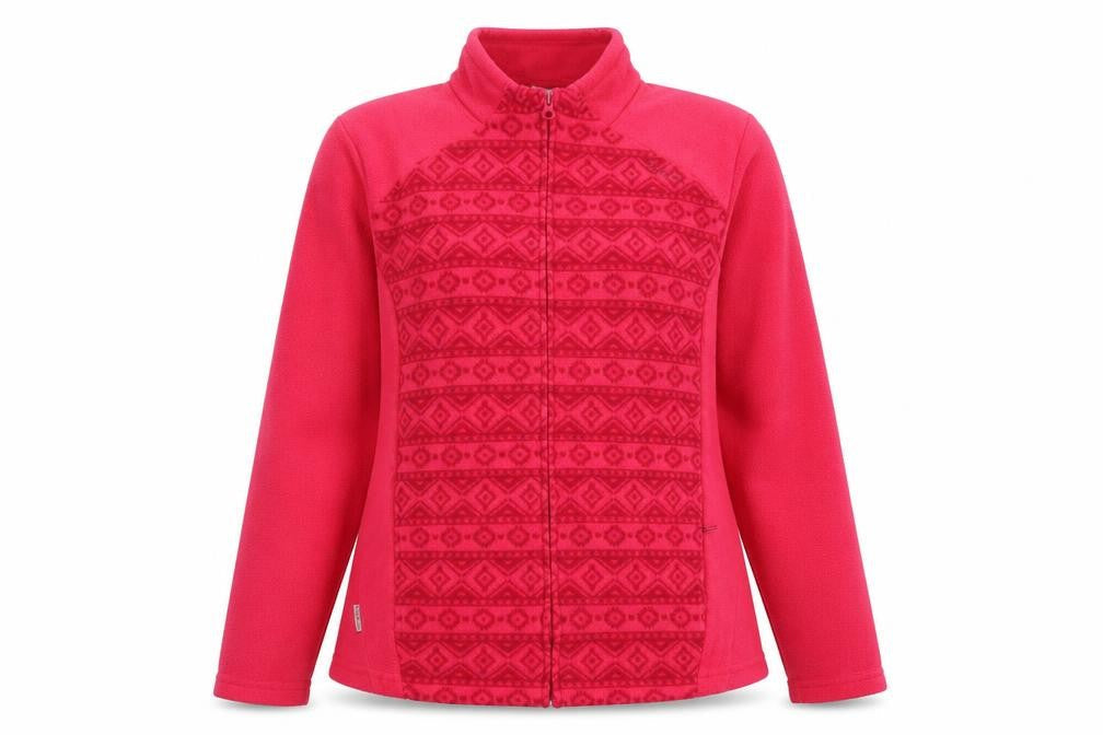 Oxylane Women’s Pink Full Zip Fleece Sweatshirt Size 2XL