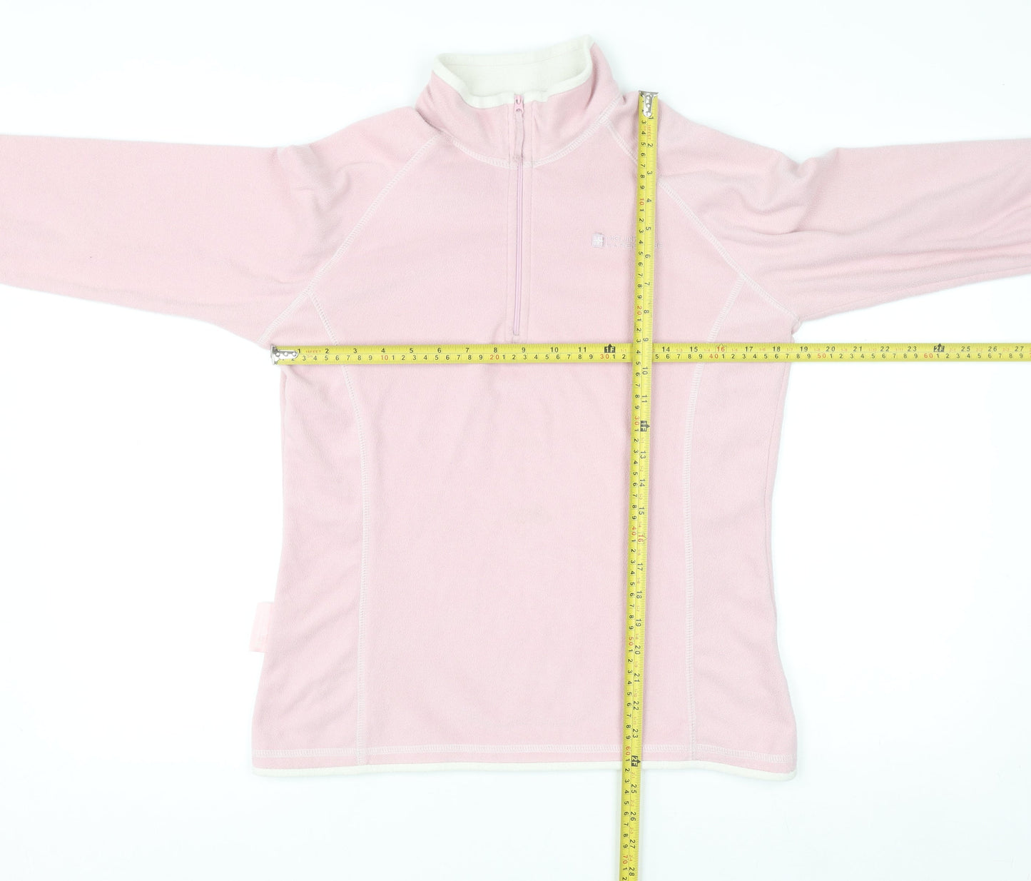 Mountain Warehouse Women Pink Fleece 1/4 Zip Pullover Sweatshirt UK 12