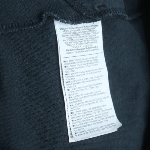 Nike Men's Black Pullover Hoodie L Regular Fit Fleece Sportswear