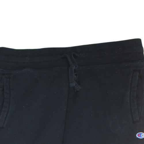 Champion Men’s Black Fleece Jogger Trousers Size L Regular Fit