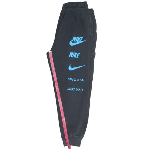 Nike Men’s Black Jogger Trousers M Fleece Comfort Tapered Fit