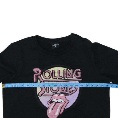 The Rolling Stones Womens Black Medium Pullover Sweatshirt