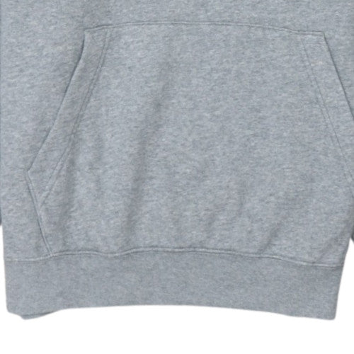Nike Men's Grey Pullover Hoodie Small Logo Sports Fleece