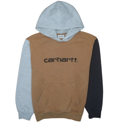 Carhartt Men’s Multicoloured Pullover Hoodie M Fleece Logo Sweatshirt