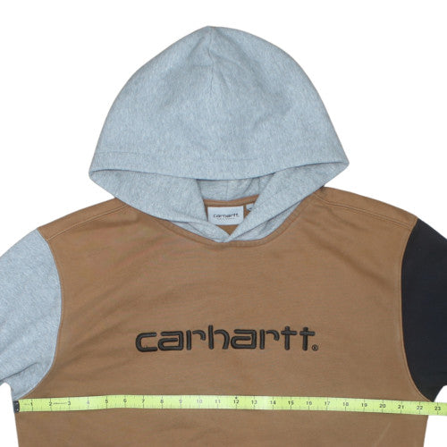 Carhartt Men’s Multicoloured Pullover Hoodie M Fleece Logo Sweatshirt
