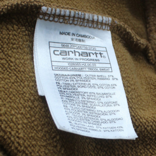 Carhartt Men’s Multicoloured Pullover Hoodie M Fleece Logo Sweatshirt