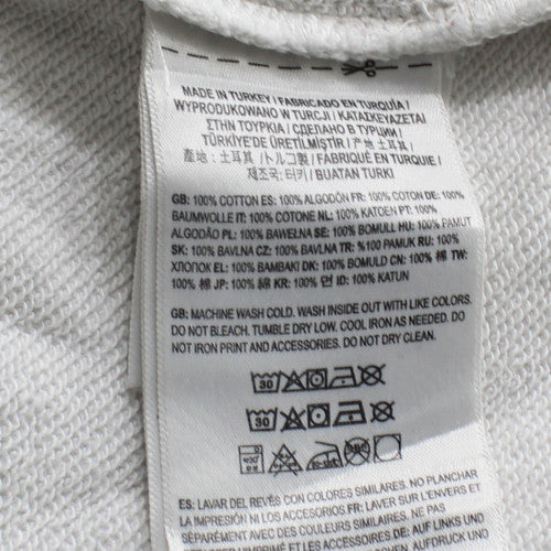 Vans Mens White Pullover Hoodie Size L Regular Fit Cotton