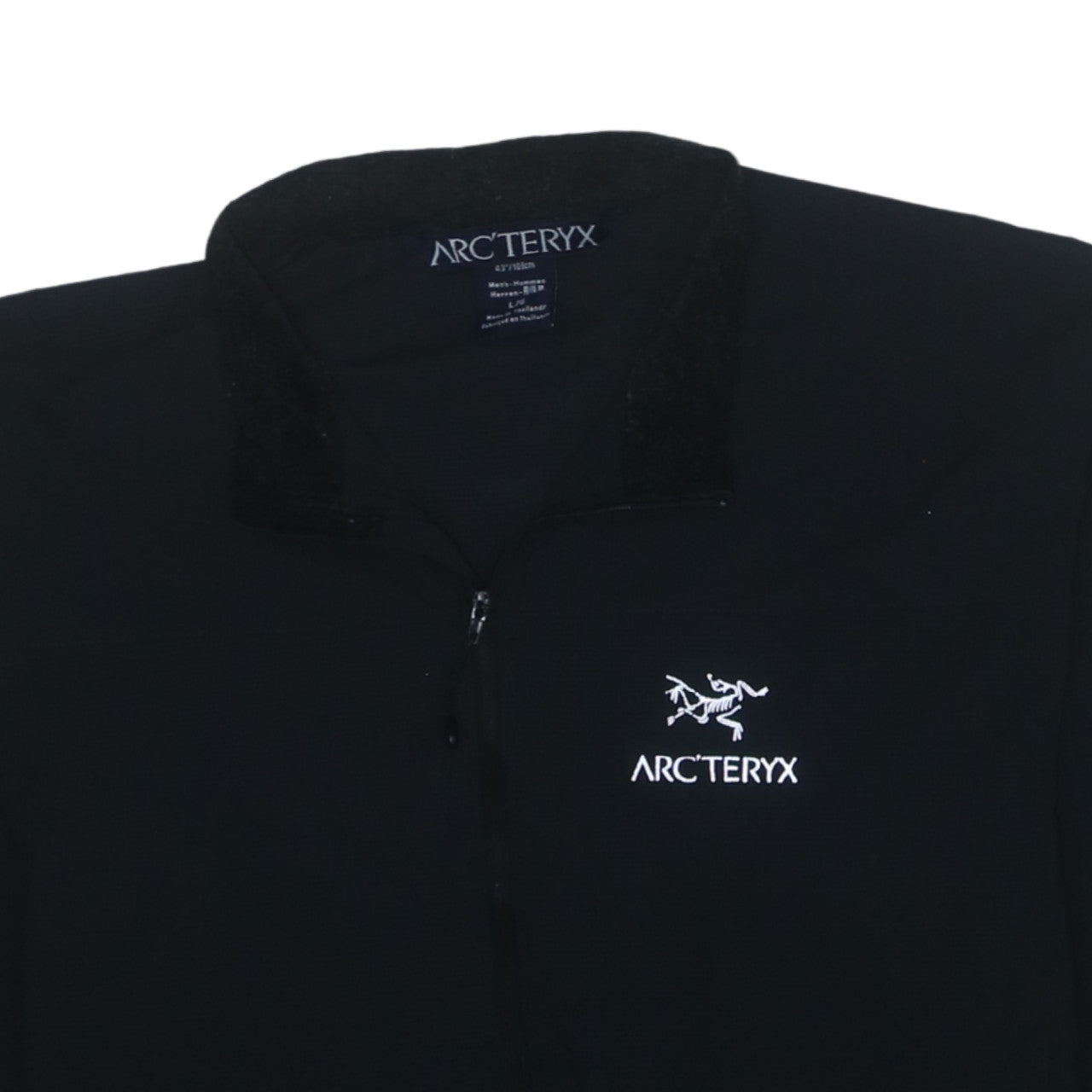 Arc'teryx Men's Black Softshell Mid-Length Jacket L Regular Fit