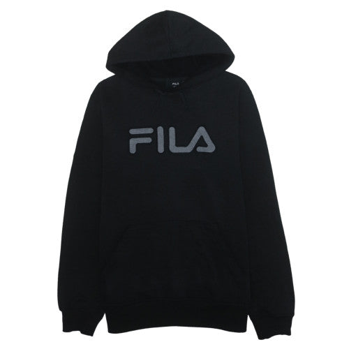 FILA Men's Black XL Pullover Hoodie Sweatshirt with Logo