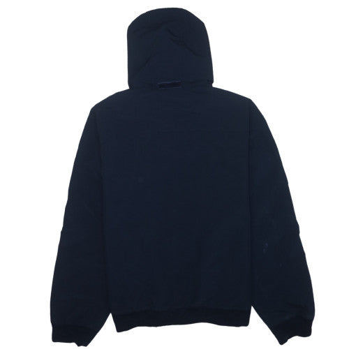 Tommy Hilfiger Men's Blue Hooded Windbreaker Jacket Size M