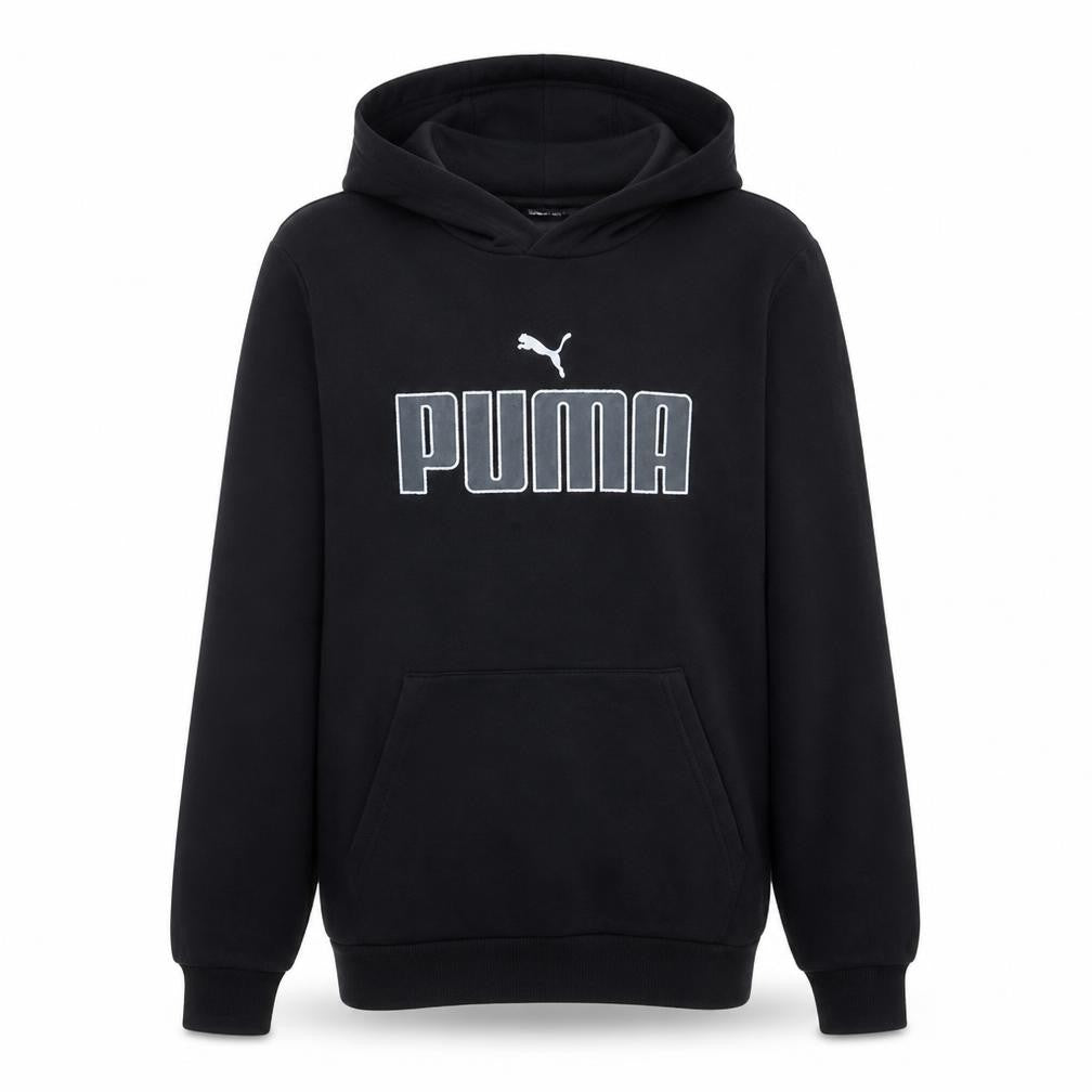 Puma Mens Black Pullover Hoodie M Regular Fit Sportswear