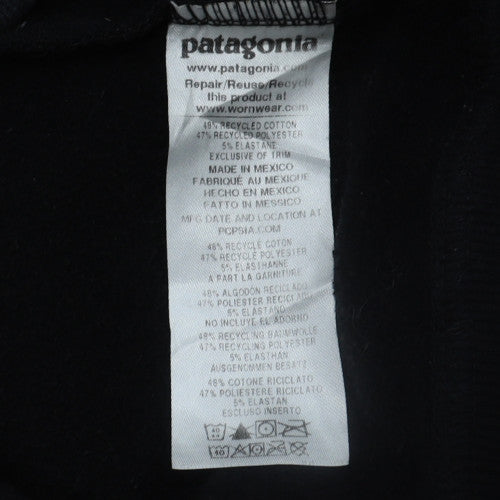 Patagonia Men's Black Pullover Hoodie Regular Fit Small