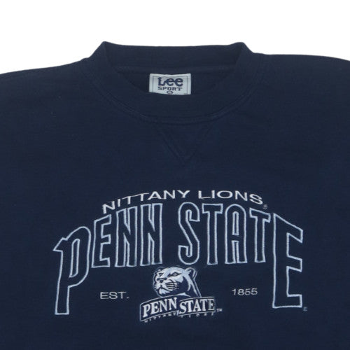 Lee Sport Men's Blue Penn State Graphic Sweatshirt XL Vintage Pullover