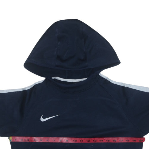 Nike Men's Blue Dri-Fit Pullover Hoodie Size S Athletic Fit