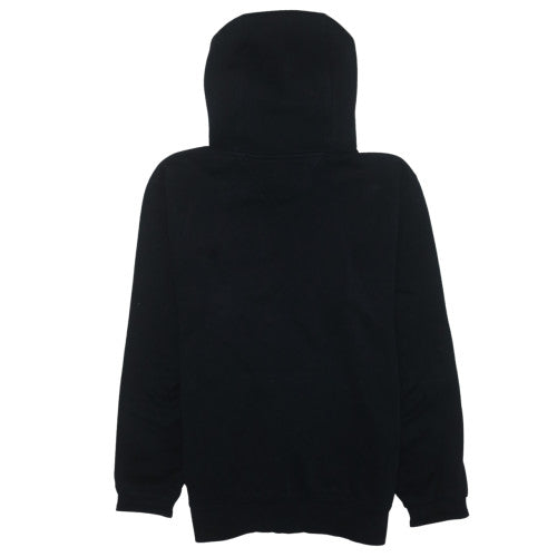 Tommy Jeans Men’s Black Pullover Hoodie Small Logo Fleece Sweatshirt